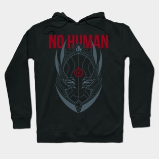 Cyber Face #NO HUMAN Hoodie